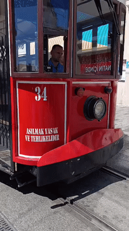 Morning stroll through Beyoğlu's tram streets and side alleys