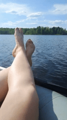 Family enjoys lake fishing trip in Уральское, Russia