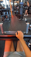 Woman documents early morning workout session at Chalong gym