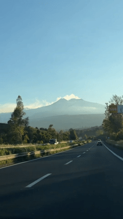 Driver records routine highway travel near Lapide Pasteria, Italy