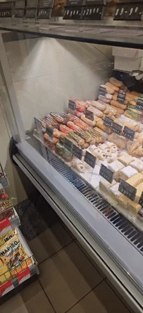 Krasnodar street scenes: bakery displays and urban details