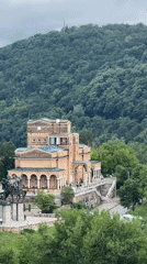 Elevated views captured of historic Veliko Tarnovo, Bulgaria