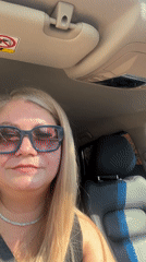 Woman observed in driver's seat in Novaya Chernushka, Russia