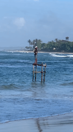 Stilt fishers, beach dogs, and coastal streets in southern Sri Lanka