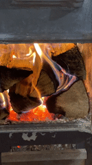 Wood stove operation documented in Перевозное, Russia