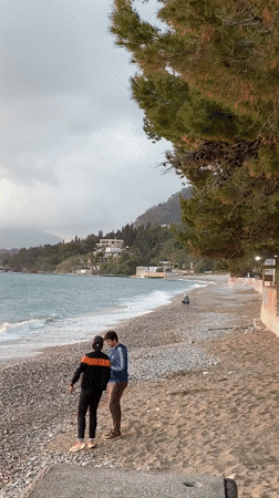 Quiet evening moments captured in Bar, Montenegro beachside