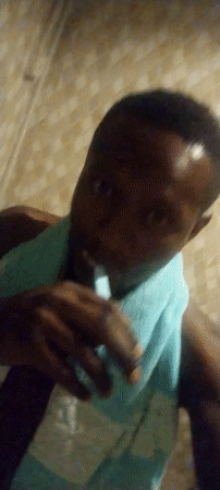 Evening bathroom routine captured in Jos, Nigeria