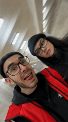 Man in red jacket filmed smiling indoors in Khimki