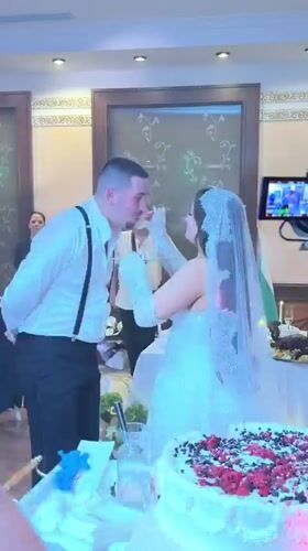 Wedding celebration with traditional ceremonies observed in Pomorie, Bulgaria
