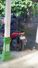Evening domestic life documented in Baron, Indonesia household