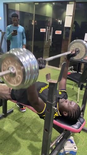 Evening fitness activities documented at Akwanga gym and volleyball court