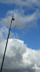 Recreational activities including bungee jumping observed in Knutsford