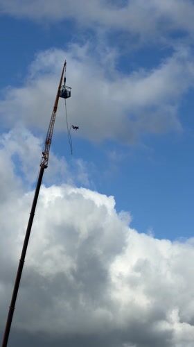 Recreational activities including bungee jumping observed in Knutsford