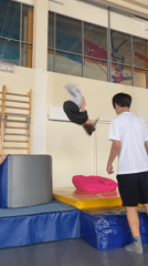 Children play on foam equipment in Krasnoyarsk recreational area