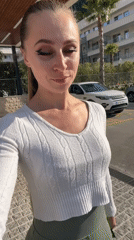 Woman spotted at formal event preparations in Prčanj, Montenegro