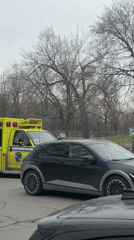 Emergency vehicles respond to incident on Montreal street