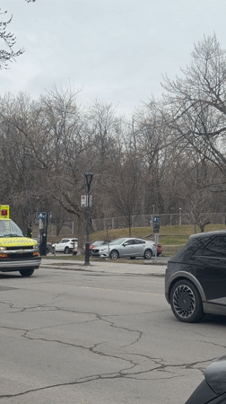 Emergency vehicles respond to incident on Montreal street