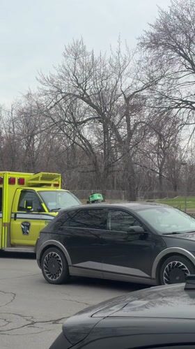 Emergency vehicles respond to incident on Montreal street