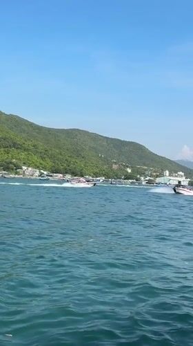 Boat activity and racing in Nha Trang waters