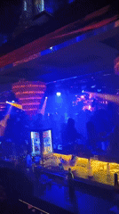 Sofia nightclub shows vibrant lighting during evening hours