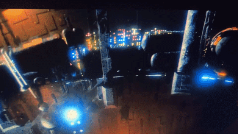 Behind-the-scenes and event footage from a sci-fi production