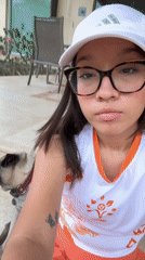 Woman documents afternoon with dogs in Acapulco home setting