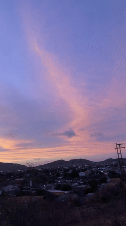 Vibrant sunset captured over Juan Griego, Venezuela