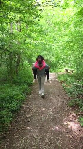 Forest recreation activities documented near Shumen, Bulgaria