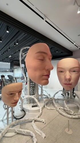 Art installation with digital sphere draws visitors in Bangkok mall