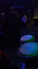 Evening social gathering with live music at Lokoja nightclub