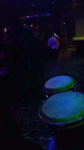 Evening social gathering with live music at Lokoja nightclub