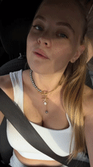 Young people film selfies, lip-sync in car in Izhevsk