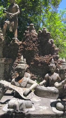 Morning visit to Secret Buddha Garden captured in Ko Samui