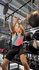 Morning workout session documented at Kazan gym