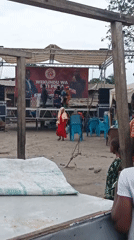 Outdoor stage event underway in Dar es Salaam under 'Wekundu Wa Mti Pesa' banner