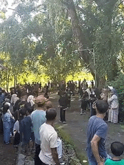 Traditional cultural gathering draws crowds in Mojodoyong, Indonesia