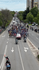 Cycling race draws spectators to Burgas streets