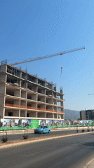 Multi-story construction underway in Bar, Montenegro