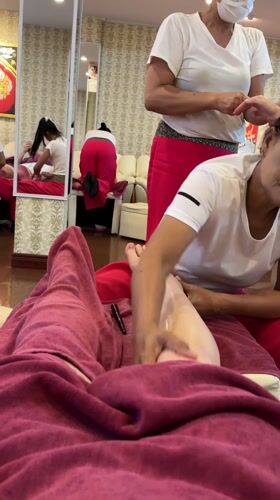 Spa massage session documented in Pattaya, Thailand
