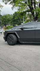 Tesla Cybertruck spotted in multiple locations around Dnipro