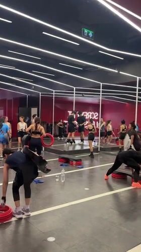 Workout session at a modern gym in Nong Pa Khrang