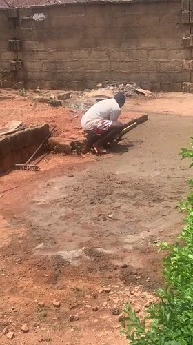 Construction work underway in Barakin Akawo, Nigeria