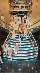 Adults gather at ornate Valencia venue for afternoon event