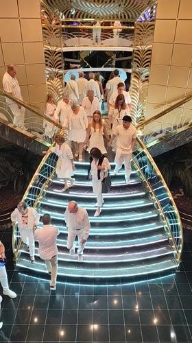 Adults gather at ornate Valencia venue for afternoon event