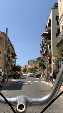 Routine morning activity documented at Tel Aviv's Carmel Market
