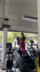 Gym workout session and street scenes in central Chiang Mai