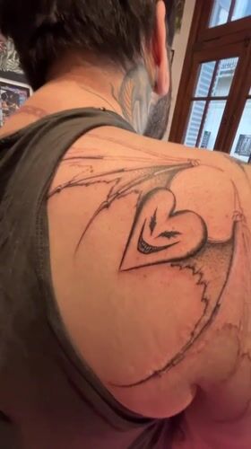 Tattoo session documented at Buenos Aires parlor
