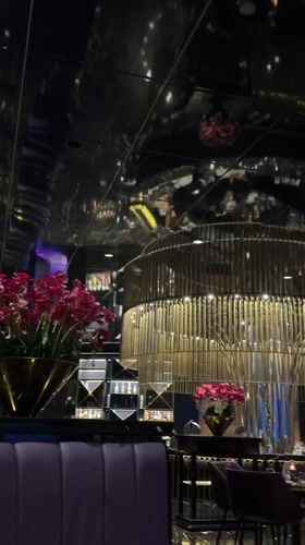 Upscale restaurant interior documented in Serik, Turkey
