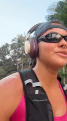 Woman jogging in athletic gear observed in Marra, India