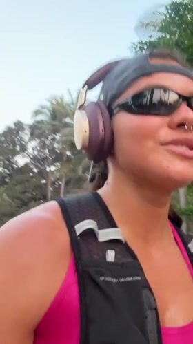 Woman jogging in athletic gear observed in Marra, India